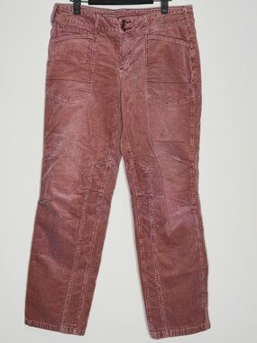 PILCRO ANTHROPOLOGIE Straight Leg Corduroy Pants Mauve Size 29
